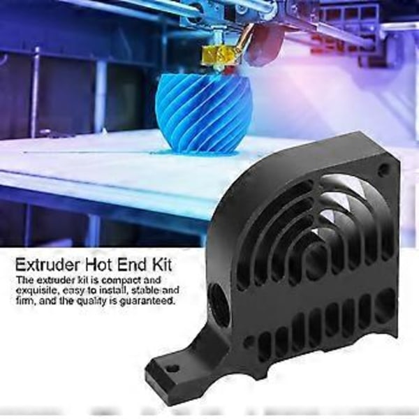Ekstruder 3D-printer med mini varmeblok varmeisolering V6 dysekit tilbehør