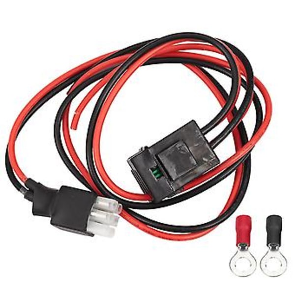 30a 1m Sikring 6 Pin Kortbølge Strømforsyningsledning Kabel Til Yaesu Ft-857d Ft-897d