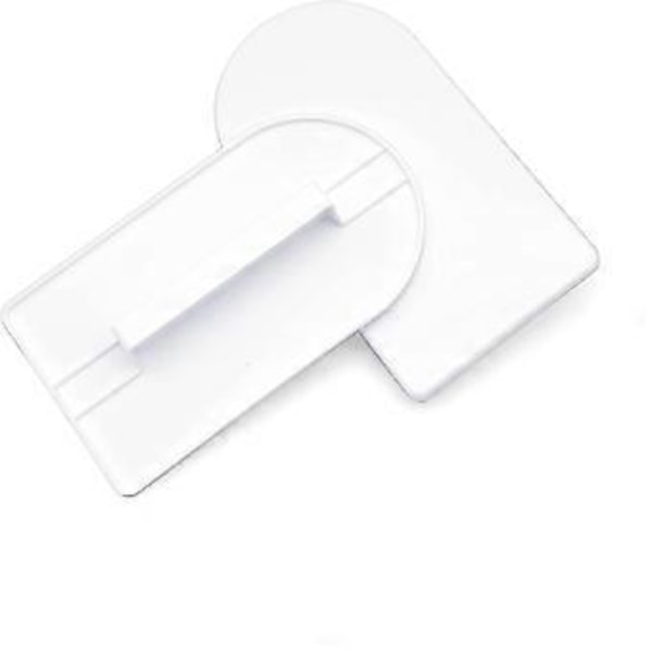 2 Stykker Kageglatteværktøjer DIY Køkken Kagedekoratør Bageværktøjer (hvid)(4-d-1)