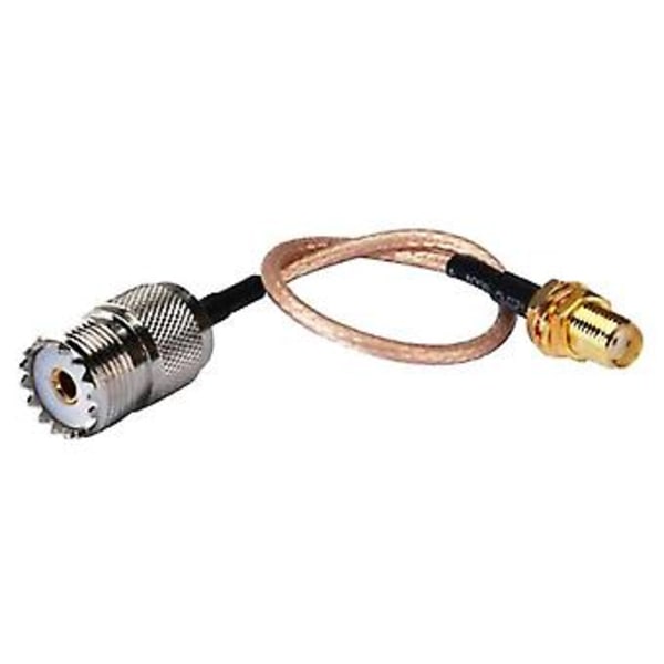 Kädessä pidettävä antennikaapelisovitin UHF-tukiasemille ja mobiiliantenneille - Sma naaras UHF So-239 naaras C