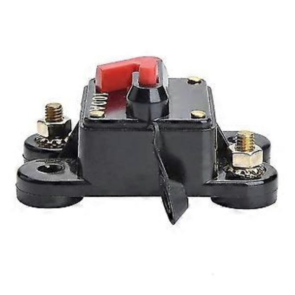 Katkaisija, DC 12-24V 100A Auto Marine Vene Polkupyörä Stereo Audio Inline Sulake Invertteri Rele (tyyppi B 100A)