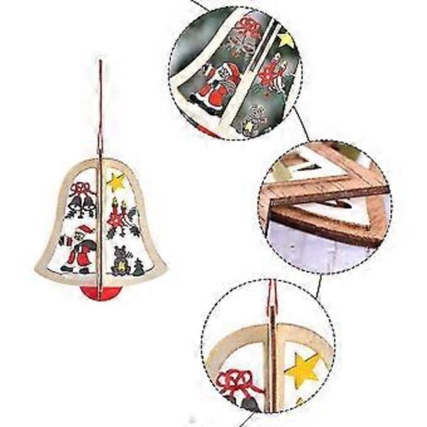 God Jul Skilt, Juletre Hengende Ornament For Kranser Hjem Dekor Inngangsdør Tre