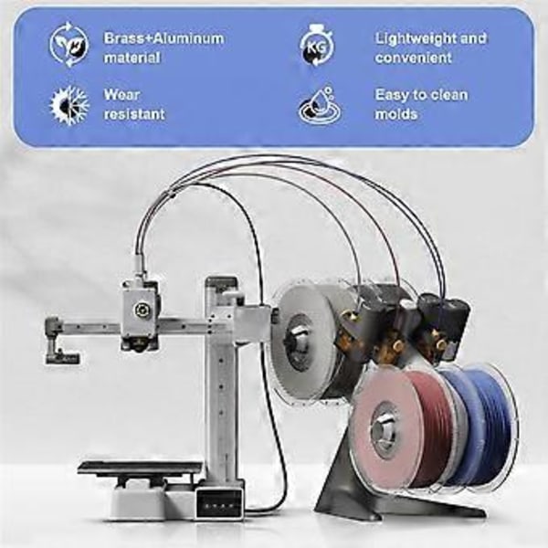 Hotend Kit för A1 Mini Munstycke Hot End Montering 0.4MM Härdat Stål Munstycke för A1 3D-skrivardel