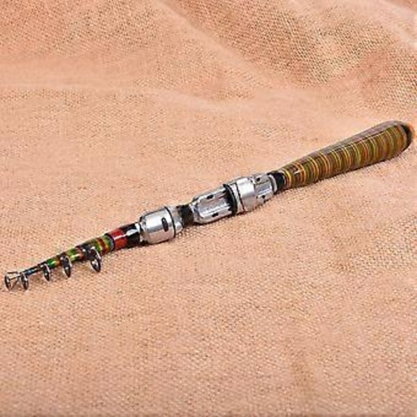 1.2M 3.94FT Teleskopisk Fiskestang Reisestang Spinnstang Agn Stang Flåtestang Karbonfiber