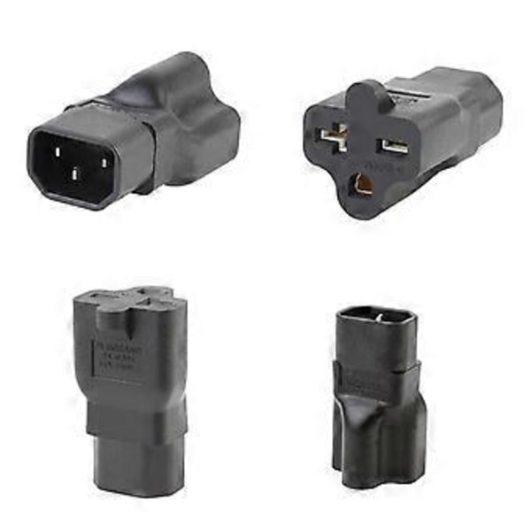 IEC 320 C14 til 6-15/20R AC Adapter C14 Han 3 Ben til 6-15/20R Konverteringsstik