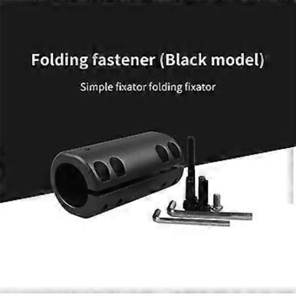 Foldestang Fast Beskyttelsesbase Kit til M365 Elektrisk Scooter Modificerede Fittings Udskiftning Reservedele, Sort