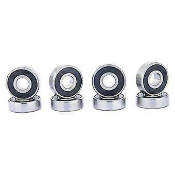 Skateboardhjul med lejer 52x30mm Street Pu Hjul Skateboarddele Cruiser Longboard Hjul (4) Sort