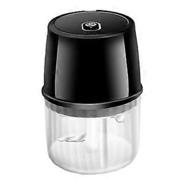 Elektrisk hvitløkshakker, USB-oppladbar, bærbar trådløs matkutter, liten matprosessor - 250ML