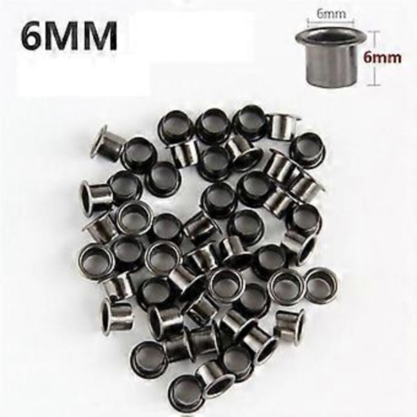 50 stk. maljer for DIY Kydex slire 6 mm nagle håndverktøy deler malje hull punch verktøysett