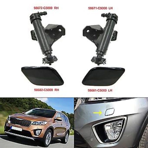 Spolarmunstycke Rengöringspump + Skyddslock För Sorento Um 2015 -2018 98