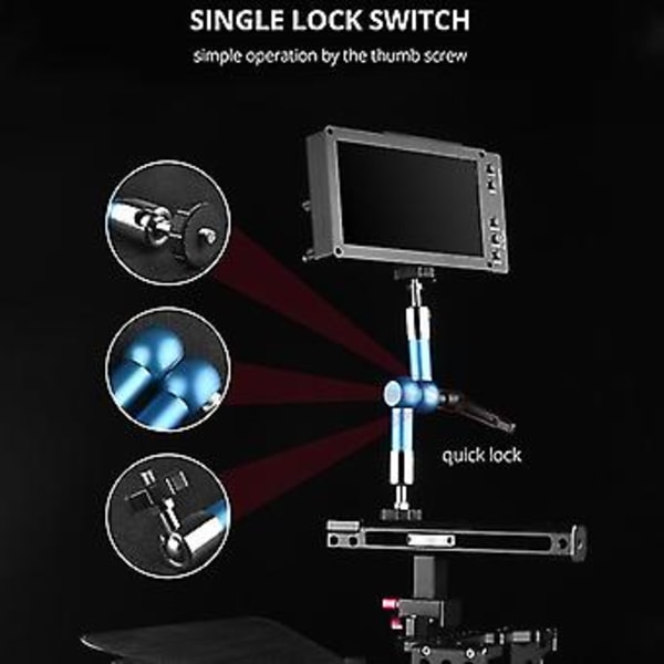 Yelangu 11 Tum Justerbar Arm Rig För Montering av Mon Video Dslr Kamera