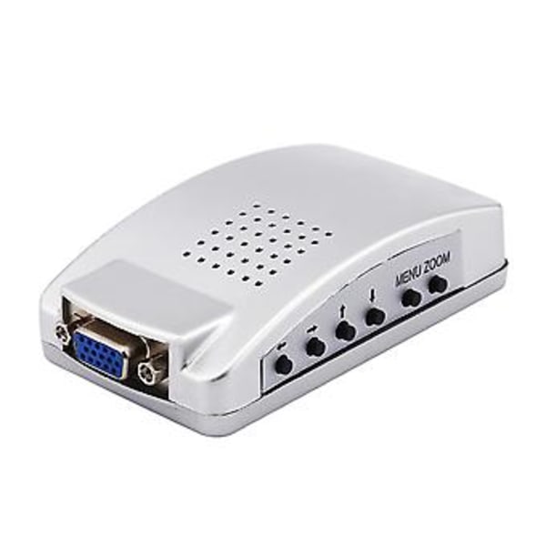 Universal PC-omvandlare Box för Dator Laptop PC VGA till TV AV RCA Signaladapter