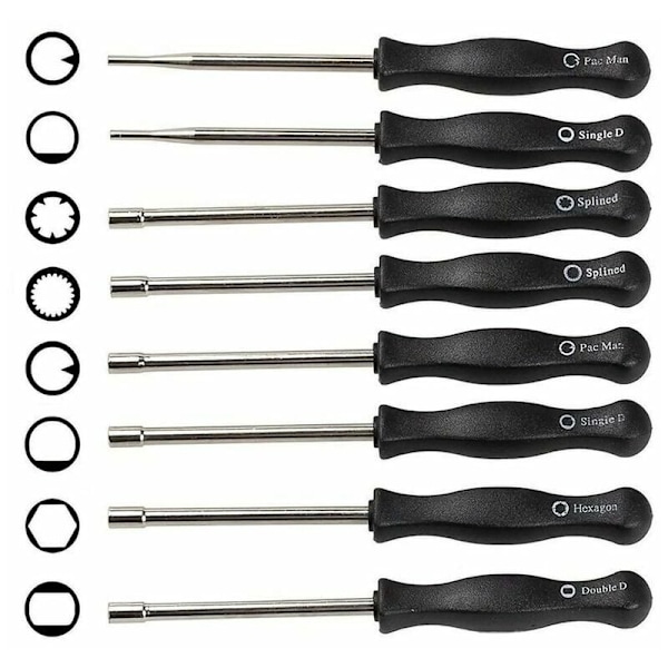 8PCS Different Carburetor Screwdrivers, Carburetor Adjustment Tool Set Carburetor Adjustment for 2-Stroke Engines