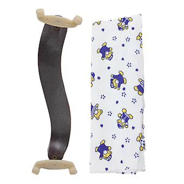 Hållbart Violin Axelstöd Pad Hållare för 3/4 4/4 Storlek Musikinstrument Tillbehör (Röd)