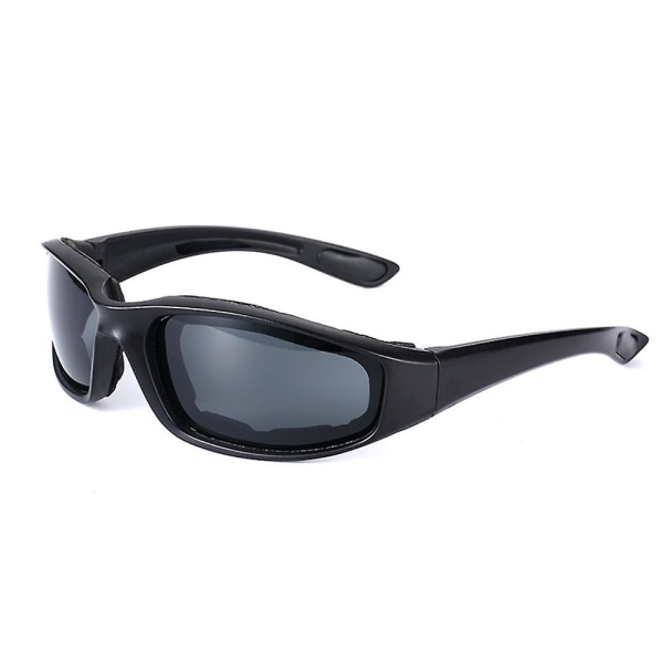 Polariserade sportsolglasögon för män Körsolglasögon Tr90 okrossbar båge Svart båge Gul film