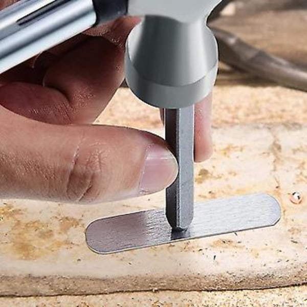 12 Stycken Metallstämplingsämnen Aluminiumringar Ämnen 1,2 x 5,7 cm Böjningsämnen Ringar Ämnen Fo