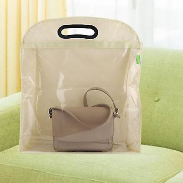 Handväska Ryggsäck Förvaringsväska Garderob Dammtätt Skydd Hushåll Håll Rent Organizer XL