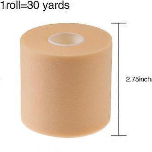 3 Stykker Vikletape Atletisk Skum Underlagstape Sports Pre-wrap Atletisk