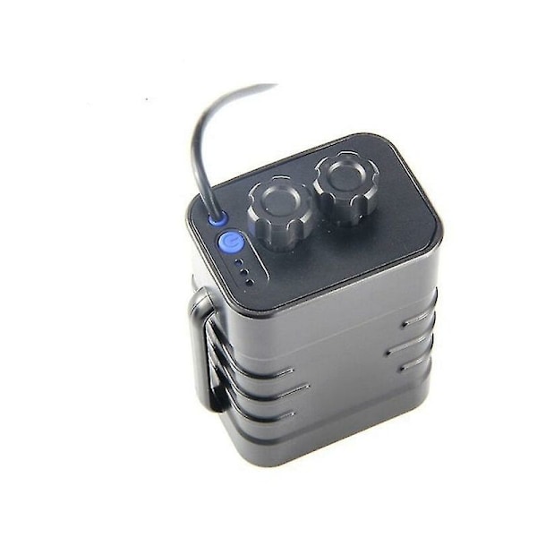 Vattentät Diy 6x 18650 Batterilåda Hölje Med 12v Dc Och Usb Strömförsörjning För Cykel Led-Ljus Mobiltelefon Router