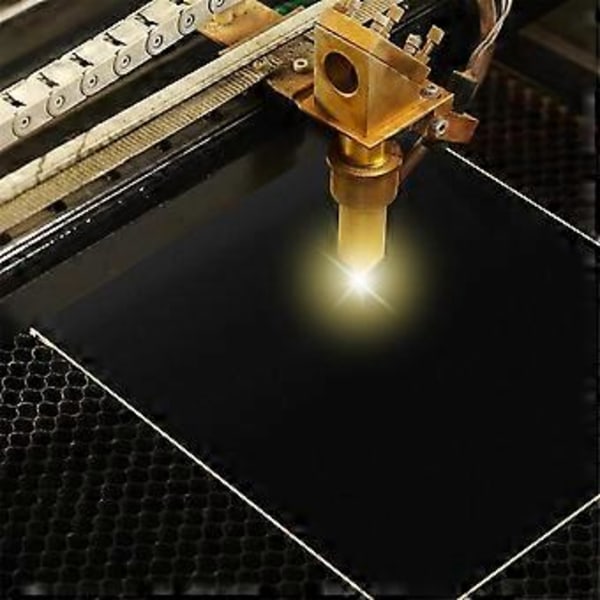 2 ark lasergraveringsmärkpapper, 39x27 cm lasergraveringspapper i färg (svart, 39x27 cm)