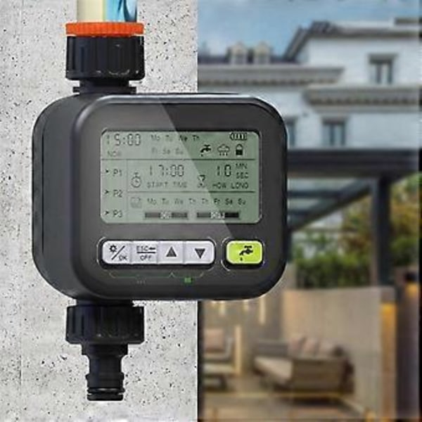 Automatisk bevattningskontroller, Tidsinställd trädgårdsbevattningskontroller, Intelligent sprinklerbevattningssystem för trädgård, A