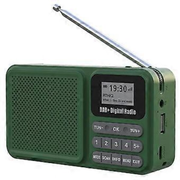 Kannettava + Digitaalinen Radio Aurinkovoimalla Bluetooth FM-radio Tukee U-levyä TF-korttia Mp3-toistoa Kaiutin LCD-näyttö
