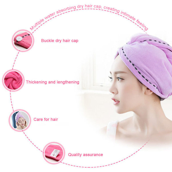 Hårhanddukar för kvinnor, 3-pack supermjuka absorberande mikrofiber turbaner twist hårwrap beige + ljusblå + ljusrosa