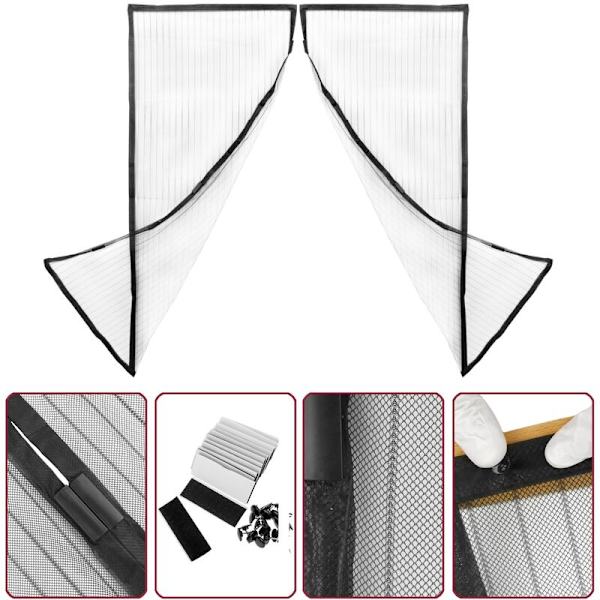 Magnetisk myggenet til vindue 130 x 150 cm