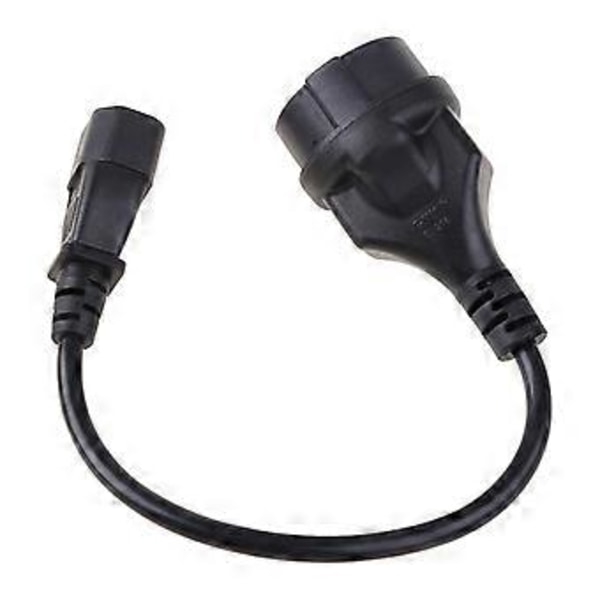 UPS PDU Strømkabel IEC 320 C14 Stik Adapter IEC320 C14 Han til Europa Hun Stik Kort Adapter Kabel Konverter