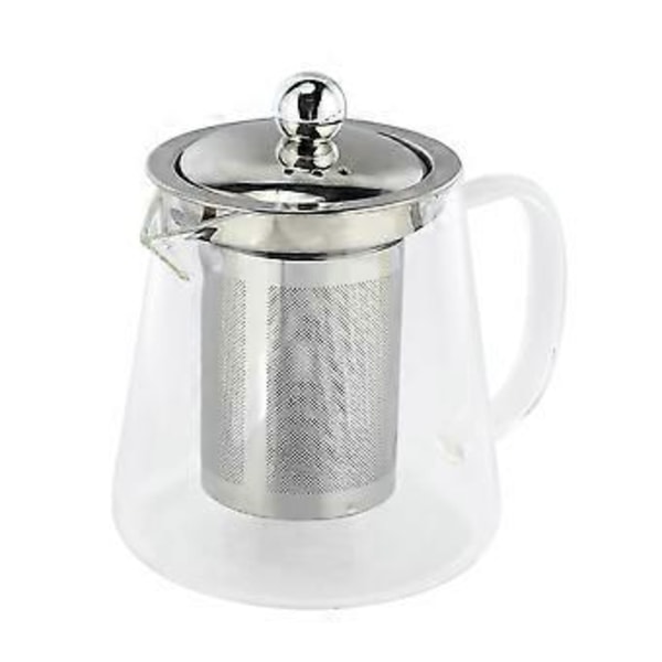 5 Størrelser God Klar Borosilikatglas Tekande Med 304 Rustfrit Stål Infuser Si Varme Kaffe Tekande Værktøj Kedel Sæt 380Ml