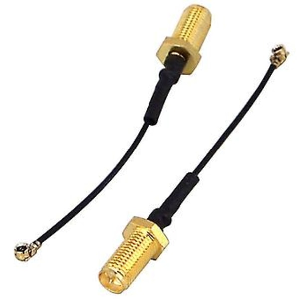 2 stk./lot 2,4 GHz 3dBi Wifi 2,4g Antenne Rp-sma Trådløs Router+pci U.fl Ipx Til Rp Sma Ma