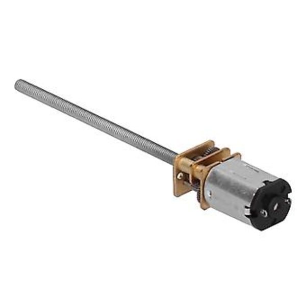 180RPM M3x55mm Växelmotor Mässing Aluminium Industriell Maskin Mekanisk Utrustning DC 6V 12FN20
