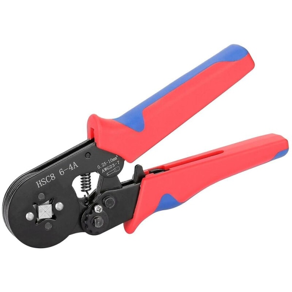 Hsc8 6-4 0,25-10m©O awg23-7 hylsklämma crimpverktygssats hög hårdhet crimper tång med 1200 st trådhylsor crimpändar terminal Crimper