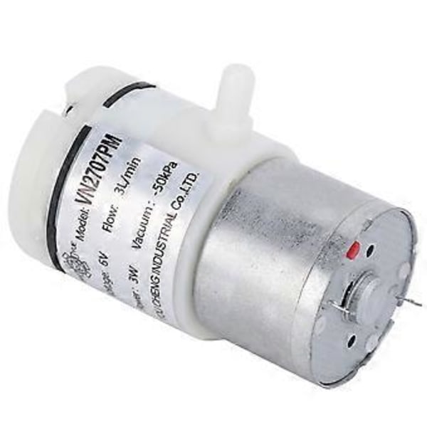 3 stk. Mikro Membranpumpe 3L/min Flowhastighed Vakuum Vandpumpe Maskine til Akvarium DC6V