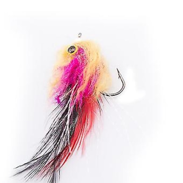 1 stk/pose Ny Ørret Stål Laks Gjedde Streamer Flue For Fluefiske Størrelse 4# Krok