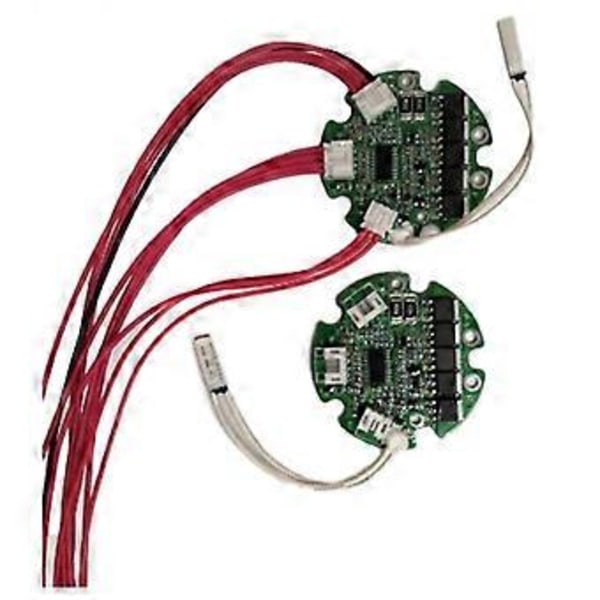 Delad Port 10S 36V 20A Rund BMS för Flaskbatteripaket för Laddning och Urladdning med Tempsensor