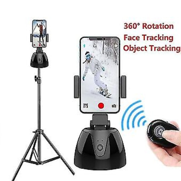 Automatisk Ansigtssporings Kamera Gimbal Stabilisator Smart Fotografi Holder 360 Graders Rotation Selfie Stick Til