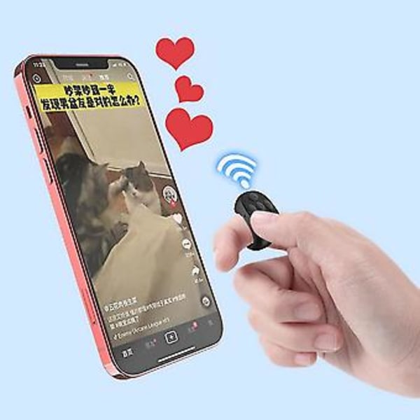 Trådlös Tand Mobiltelefon Foto Vändare Fjärrkontroll Ring C