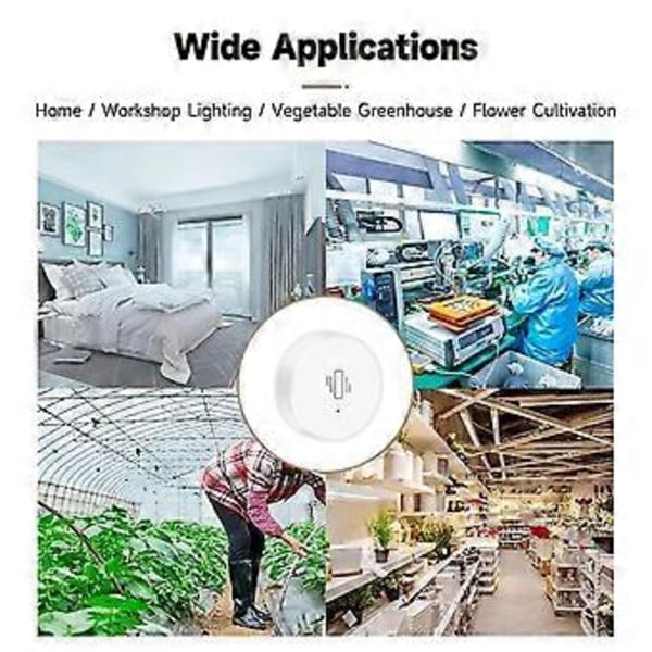 Tuya ZigBee Smart Vibrasjonssensor Sanntidsovervåking Dør Vindusdeteksjon Alarm Smart Sikkerhetsbeskyttelsessystem