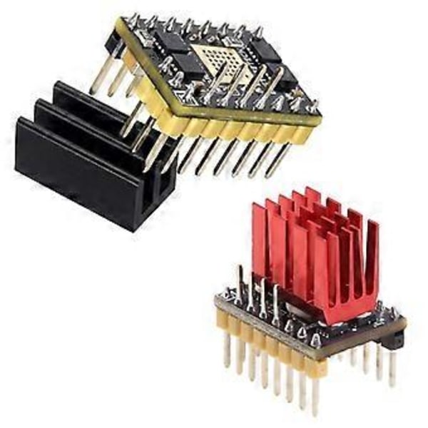 BIGTREETECH TMC5160 för Pro V1.1 Stepper Motor Drivrutinsmodul StepSticks med Mini Kylfläns för 3D-skrivare SKR V1.4 Turbo