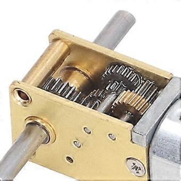DC6V Vaihdemoottori 63RPM Nopeuden Alennus 1218 N20 Vääntö Kaksoisakselinen Ruuvimoottori Autoihin Uuneihin Pesukoneisiin