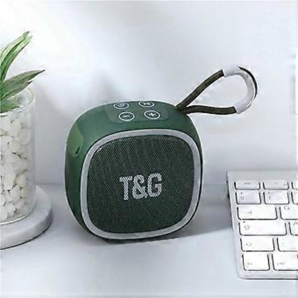 TG659 Bluetooth Högtalare Utomhus Trådlös Subwoofer Mini Högtalare Portabel Kort Högtalare Svart
