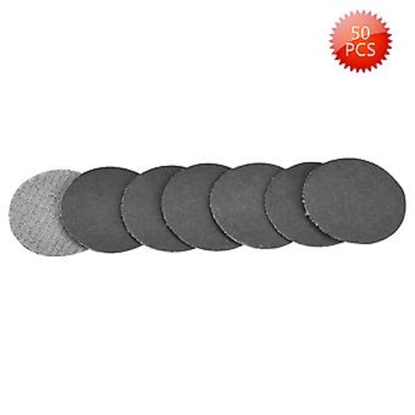 50 st Kardborre Slippapper 25mm, Slip- och Poleringsdynor, Slippapper 1500# - Perfekt för Ytförberedelse & Slutbehandling