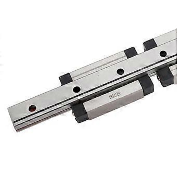 200 mm lineaarinen ohjainkisko 2 liukukappaleella MGN12H laakeriteräksestä, lineaarinen liikeohjain 3D-tulostimelle CNC-työkalulle