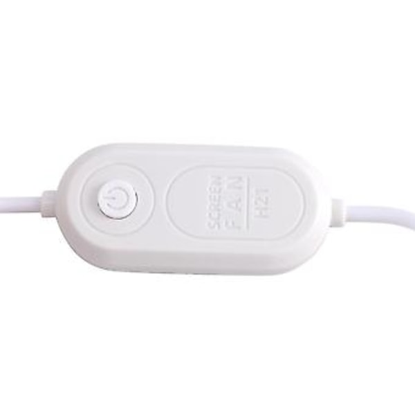 S Bordventilator Usb Ed Mini Ventilator Til Bærbare Computere, 3 Hastigheder Bordventilator Med Justering
