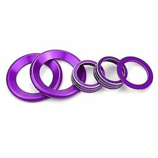 Klimatkontroll Knapp Reglage Trim Skydd Motor Start Stopp Knapp Skydd För 2016-2021 (lila)