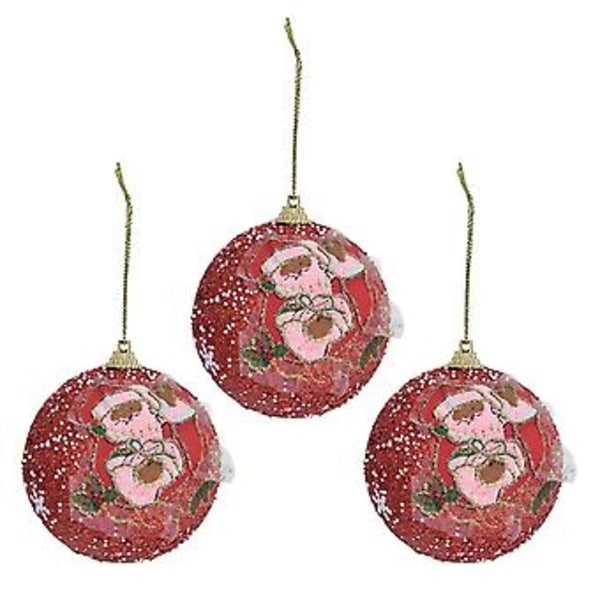 Julgranskula, 3 st Julgranskulor Skum Juldekorationer Julgransprydnad Ultimat Komfort