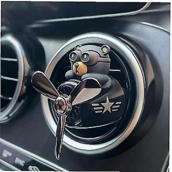 Söta Bil Luftfräschare - Personlig Bilventil Aromspridare, Bil Luftutsläpp Doftklämma Återanvändbar Kreativ Propeller Aromaterapi Ornament För Bil