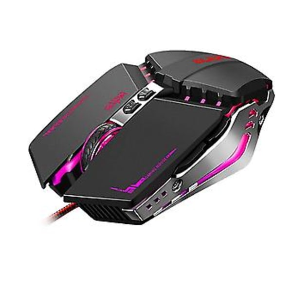 Bajeal G7 Gamer Ergonomisk Trådbunden Gamingmus, Svart
