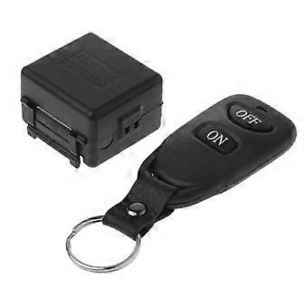 Universell Trådlös Fjärrkontroll Switch för DC 12V 10A 1CH 433MHZ Mottagare Sändare Kit 2 Knappar Vattentät Fjärrkontroll